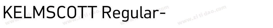 KELMSCOTT Regular字体转换
